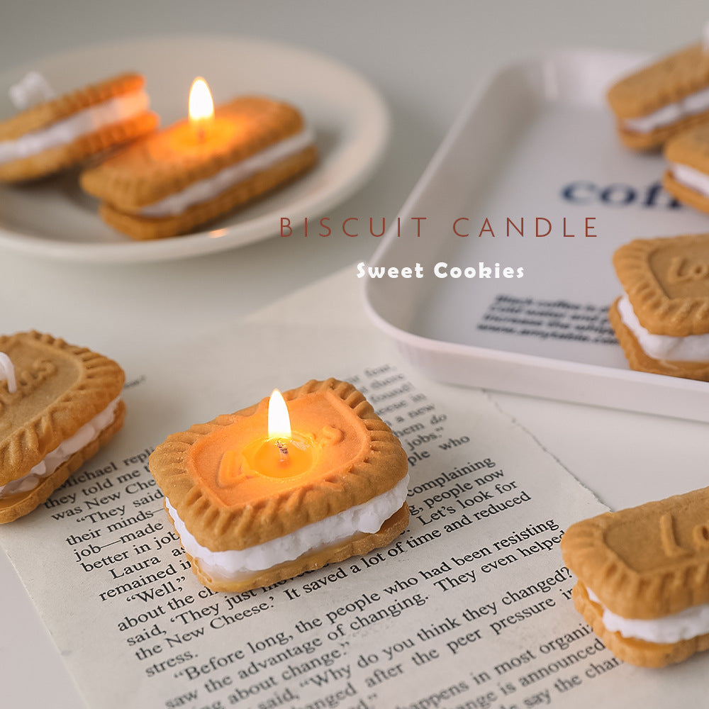 Creative Fragrance Sandwich Biscuit Candles