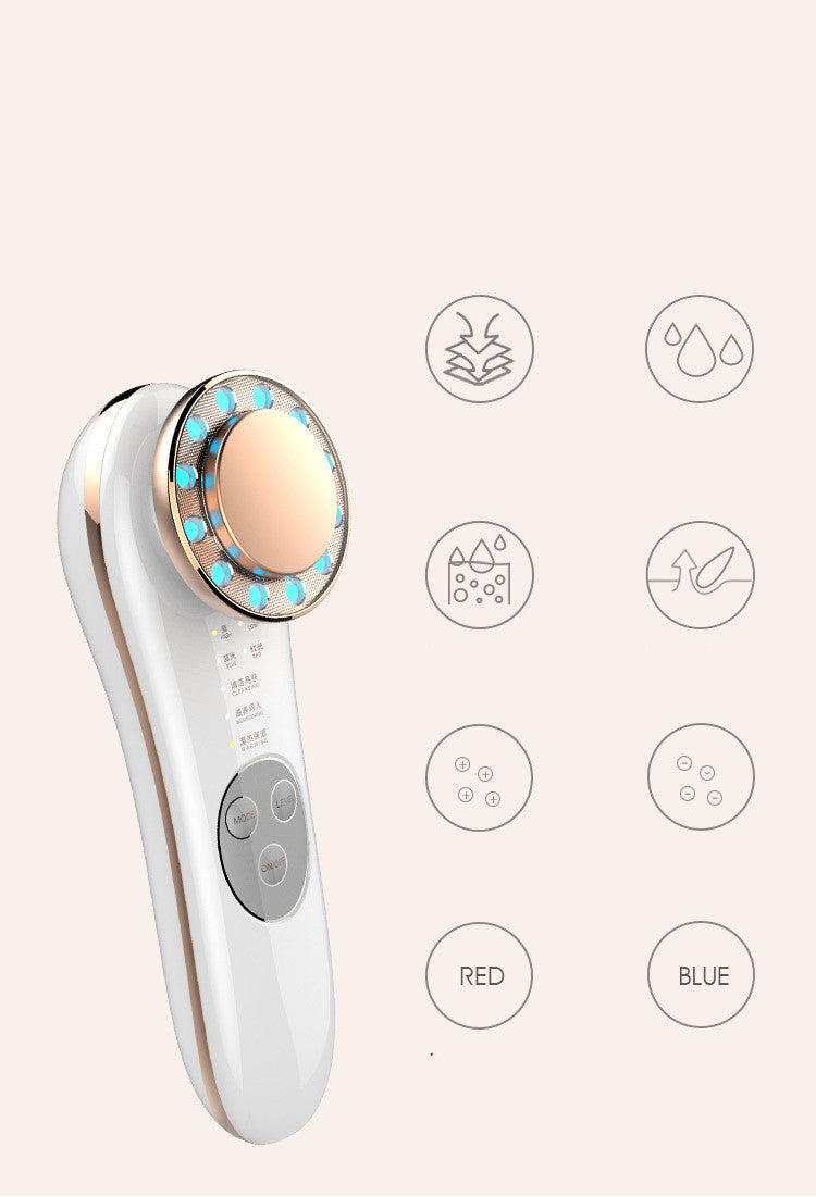 Facial Massager Skin Care Tools 7 In 1 Face Lifting, Galvanic Facial, Face Tightening Machine For Skin High Frequency