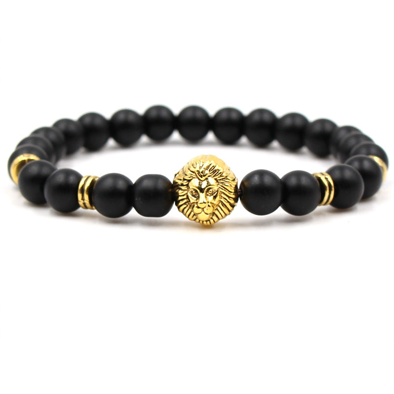 Golden lion bracelet