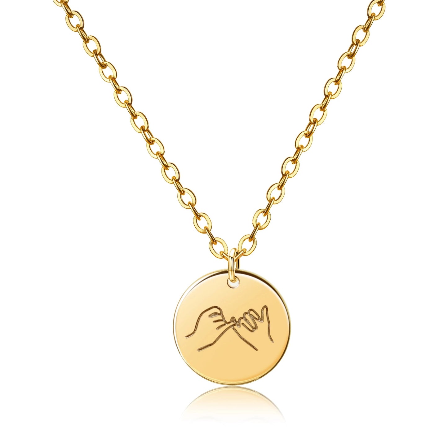 Gold Plated Pendant Necklace For Fashionable Women