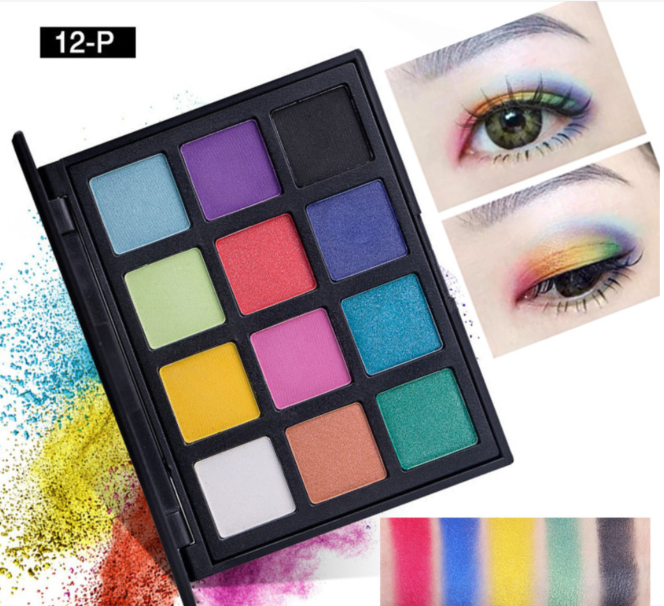 12 Color Eye Shadow Smokey Eye Make-up Eye Shadow Box