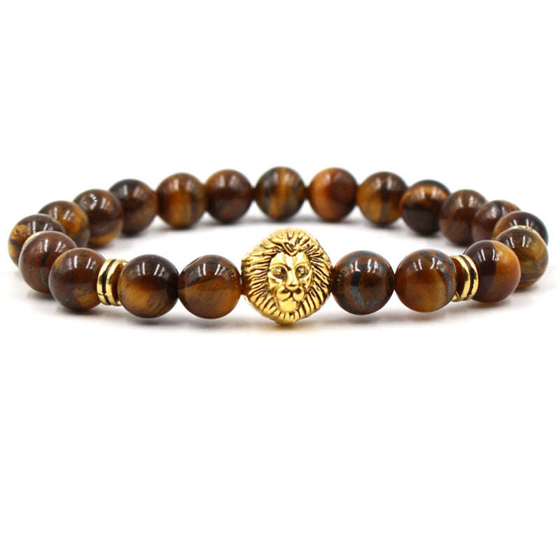 Golden lion bracelet