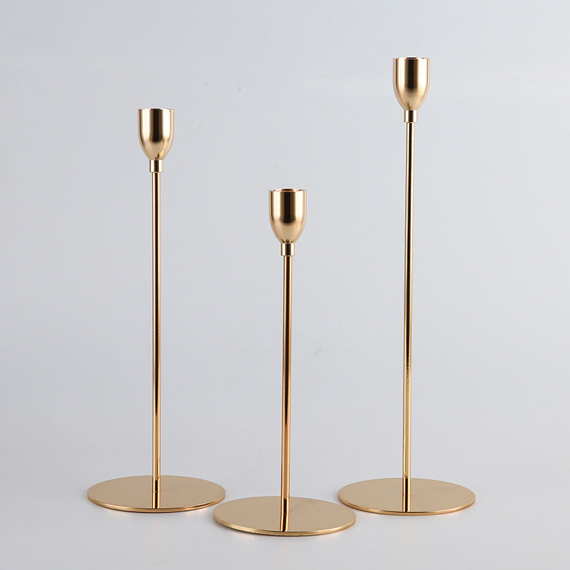 Single stem candle holder