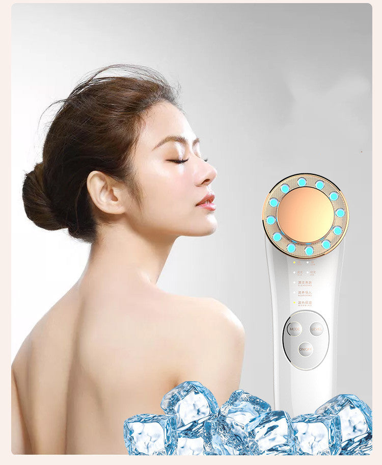 Facial Massager Skin Care Tools 7 In 1 Face Lifting, Galvanic Facial, Face Tightening Machine For Skin High Frequency