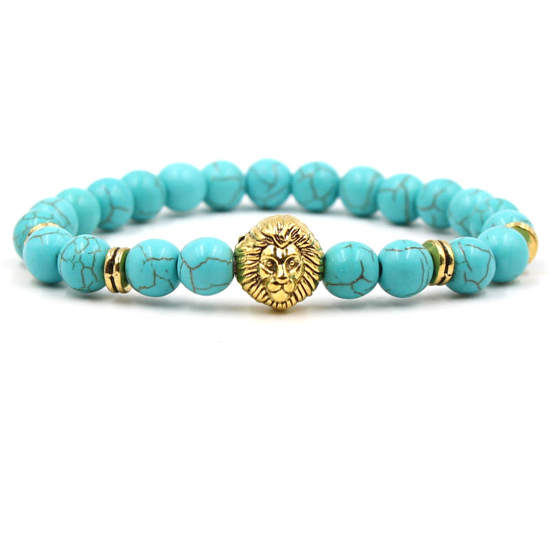 Golden lion bracelet