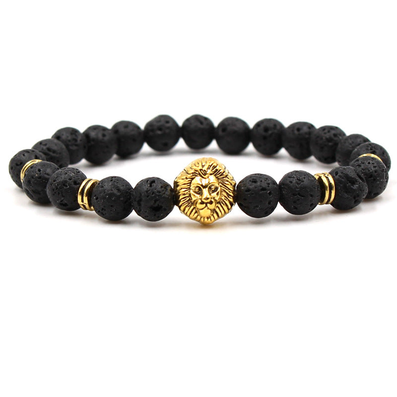 Golden lion bracelet