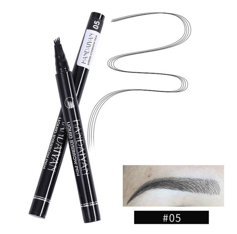 Microblading Eyebrow Pencil Waterproof Fork Tip Tattoo Pen Tinted Fine Sketch Long Lasting Eyebrows