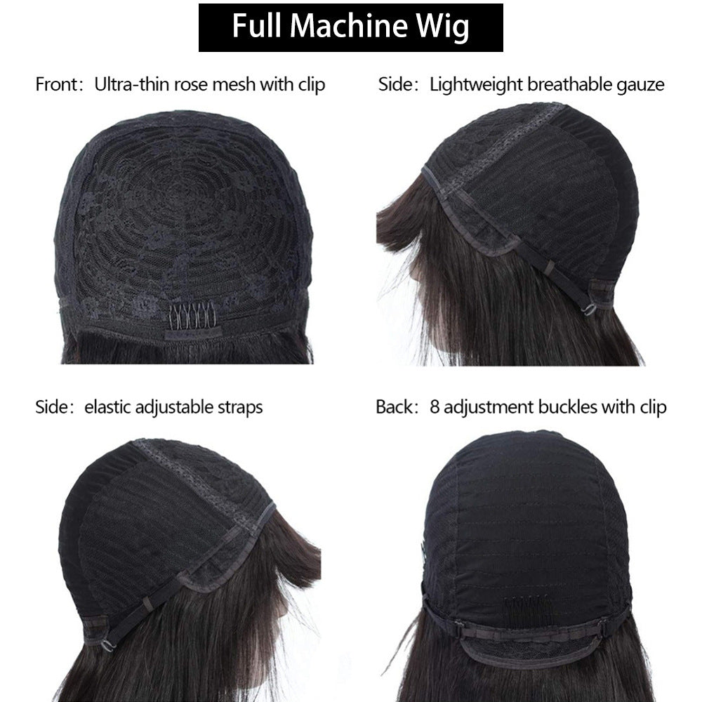 BOB Wig Full Mechanism Real Hair