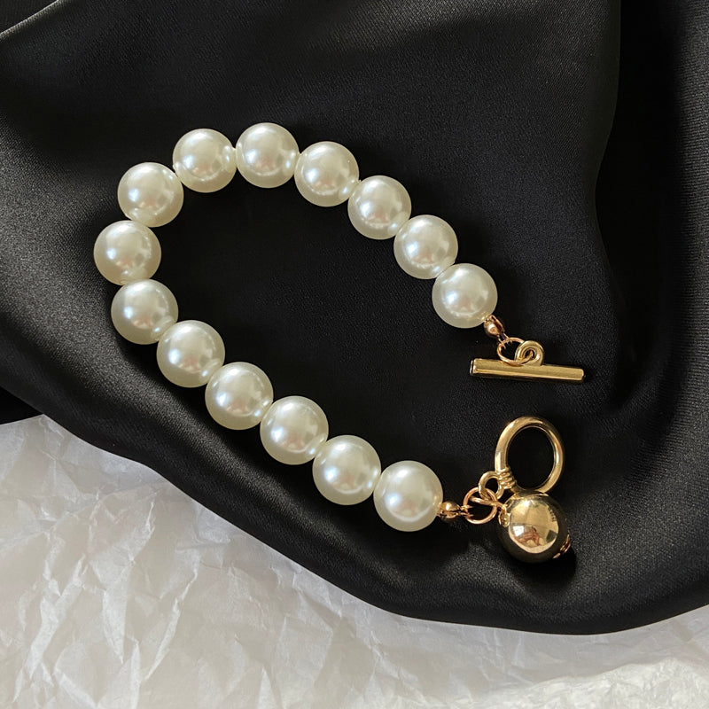 Bohemian Gold Beads Pearl Bracelets for Women Fashion Multilayer Chain Bangle