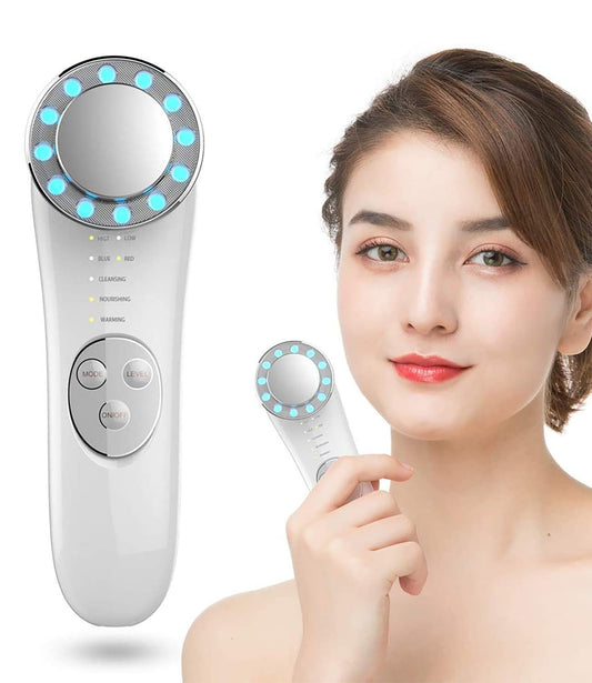 Facial Massager Skin Care Tools 7 In 1 Face Lifting, Galvanic Facial, Face Tightening Machine For Skin High Frequency