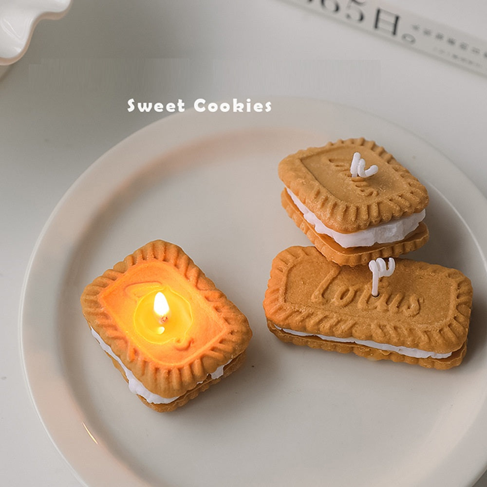 Creative Fragrance Sandwich Biscuit Candles