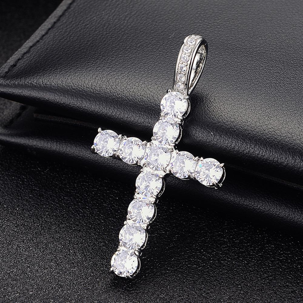 Zircon Cross Necklace For Women