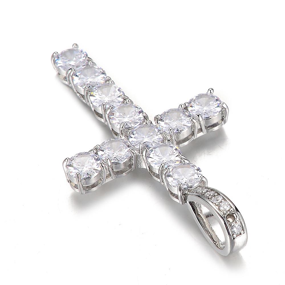 Zircon Cross Necklace For Women